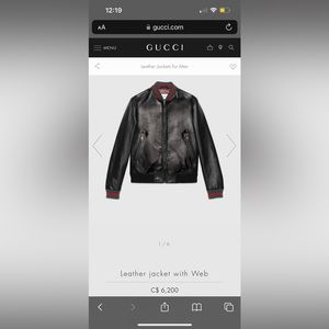 Gucci Leather Jacket